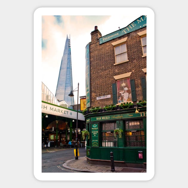 The Shard London Bridge Tower Sticker by AndyEvansPhotos